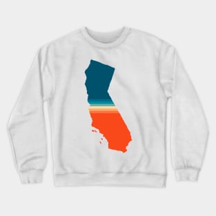 California State Retro Map Crewneck Sweatshirt